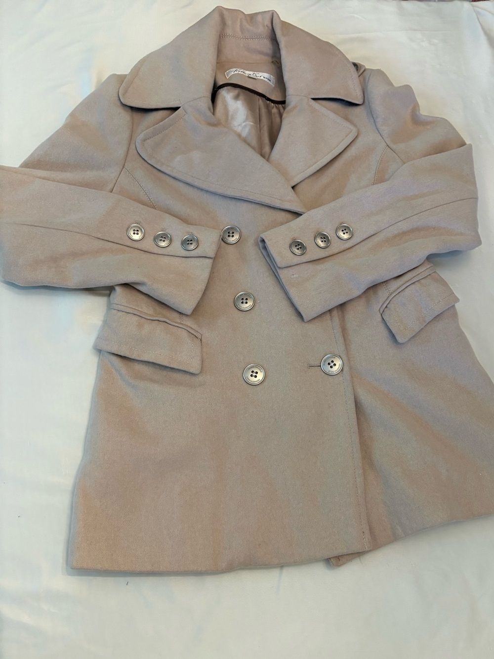 Kenneth Cole New York Tan Wool Jacket